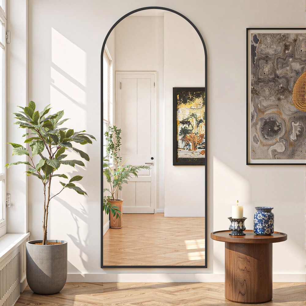 65x24 Full Length Mirror Shatterproof Stand