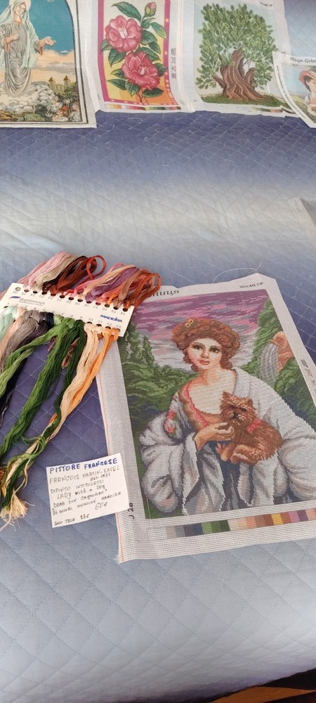 Gobelins.LADY WITH DOG half point kit