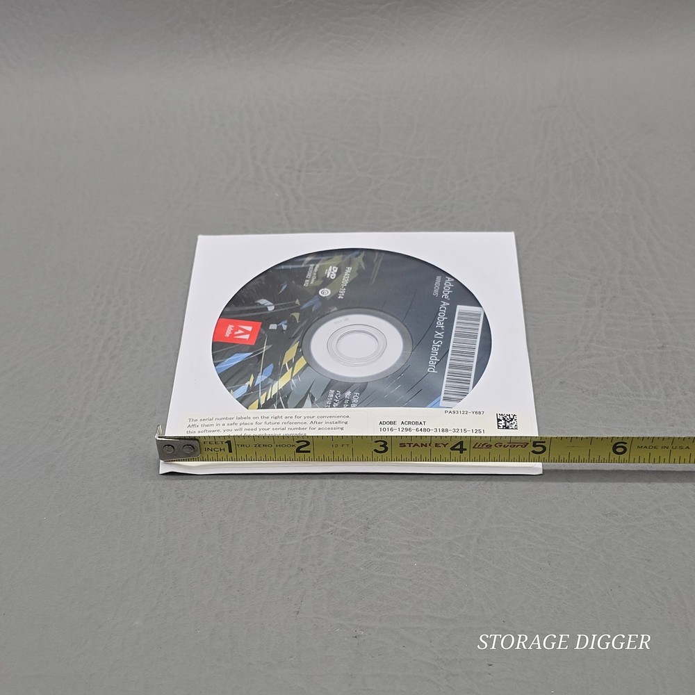 Adobe Acrobat XI Standard for Windows DVD-ROM Software Disc For Bundles Only