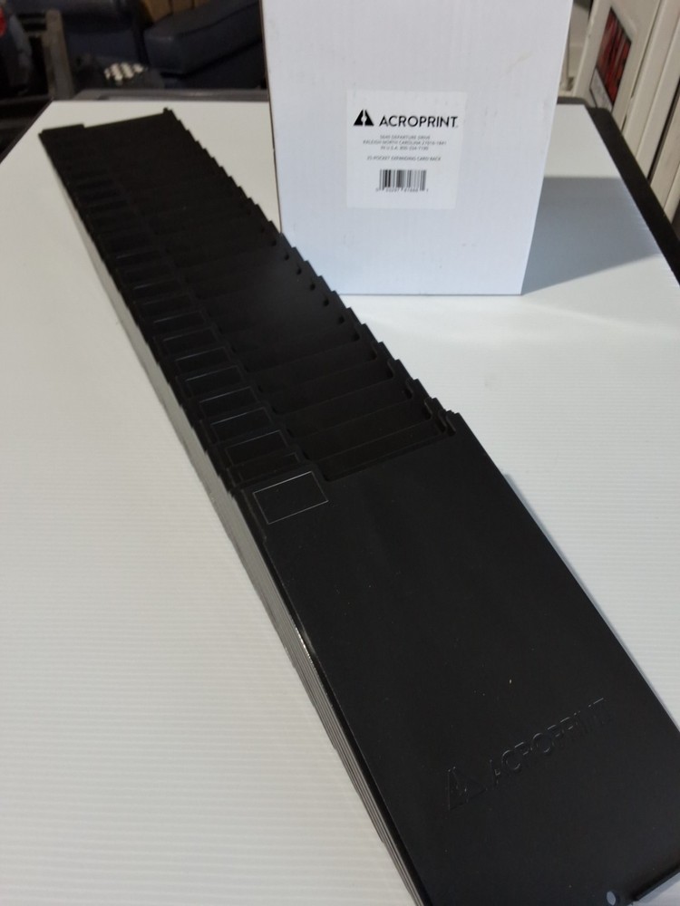 ACROPRINT 25 POCKET EXPANDING CARD RACK