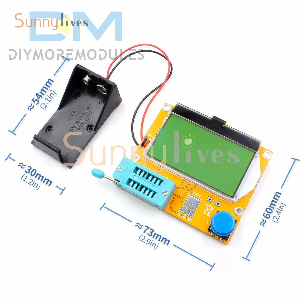 LCR-T4 LCD M328 Transistor Tester Triode Capacitance ESR Meter MOS PNP NPN