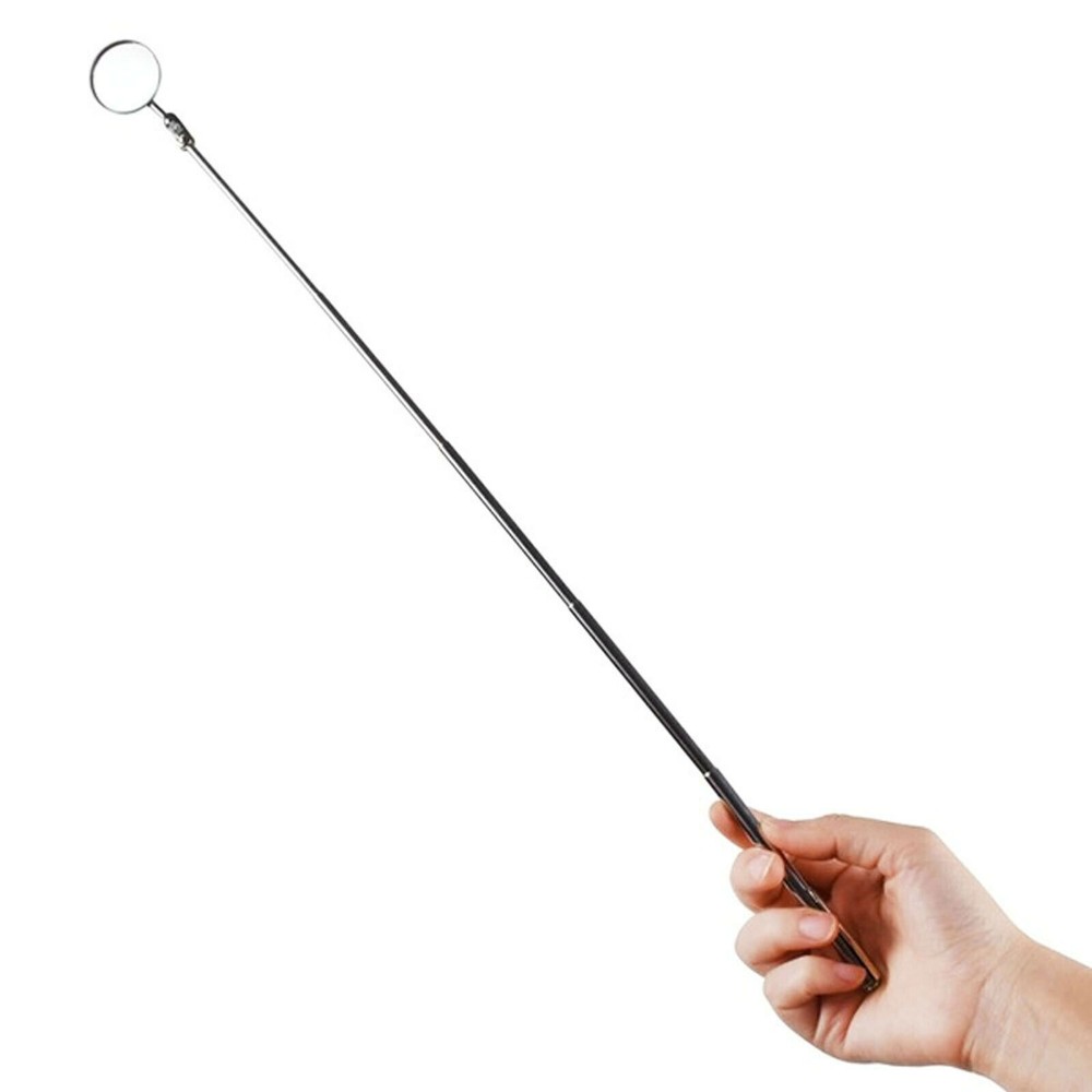 Telescopic Inspection Mirror Car Extendable Detection 360° Round Lens Hand Tool