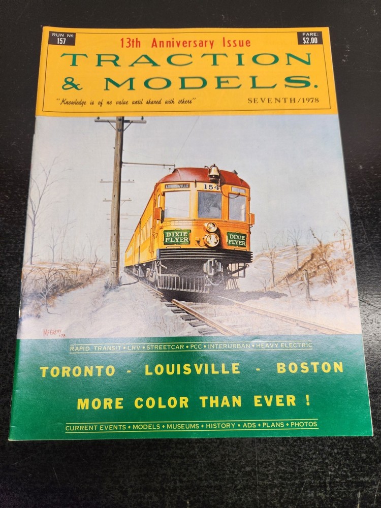 10 Issues of 1978 Traction & Models - Model Railroads