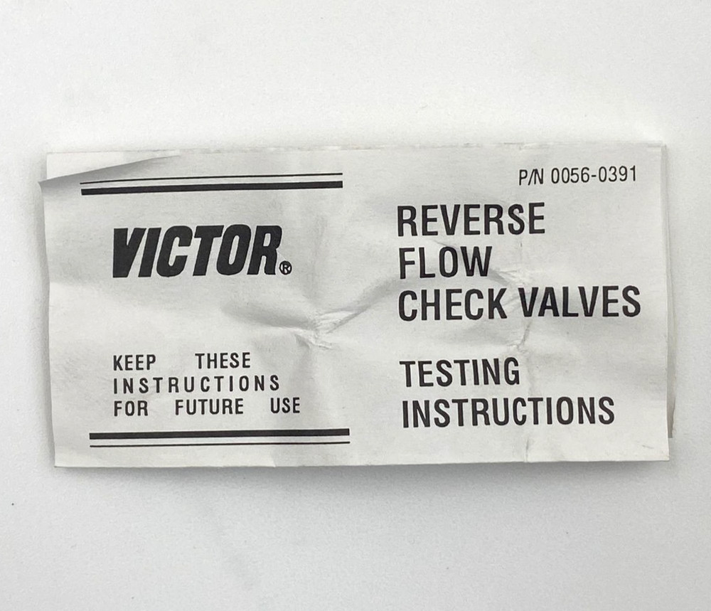VICTOR 0690-0032 Check Valve CTO CHECK