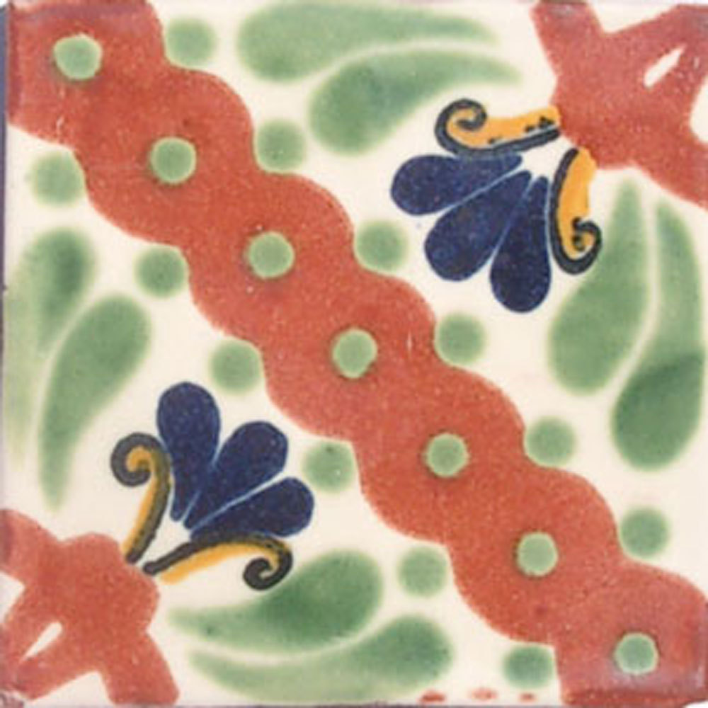 #C065 MEXICAN CERAMIC HANDMADE TALAVERA TILE SETS