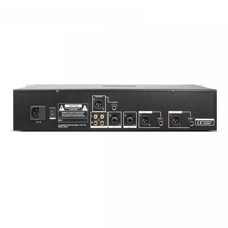 Q-312 Professional Audio System Standard 2U Design Led Player Digital Equalizer