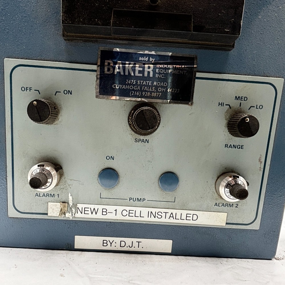TELEDYNE ANALYTICAL INSTRUMENTS OXYGEN ANALYZER, PERCENT OXYGEN, BAKER 121631🎯
