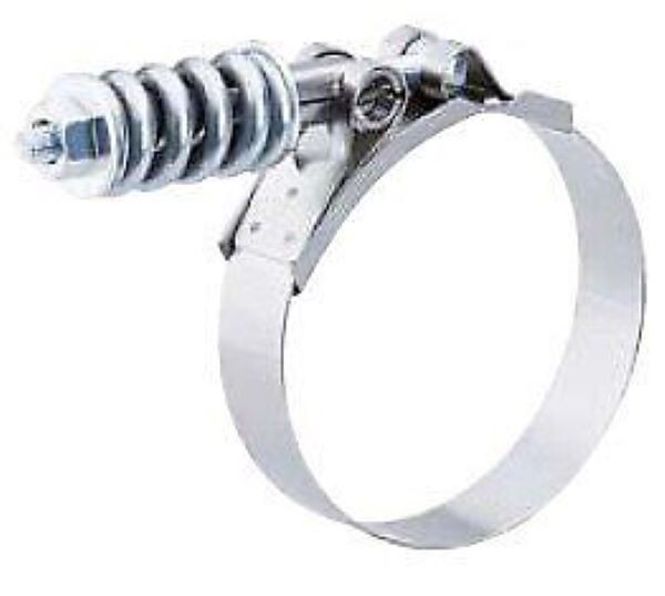 Breeze Spring-Loaded T-Bolt Clamp, Effective Range 2-3/8"to 2-11/16" Max, SAE 48