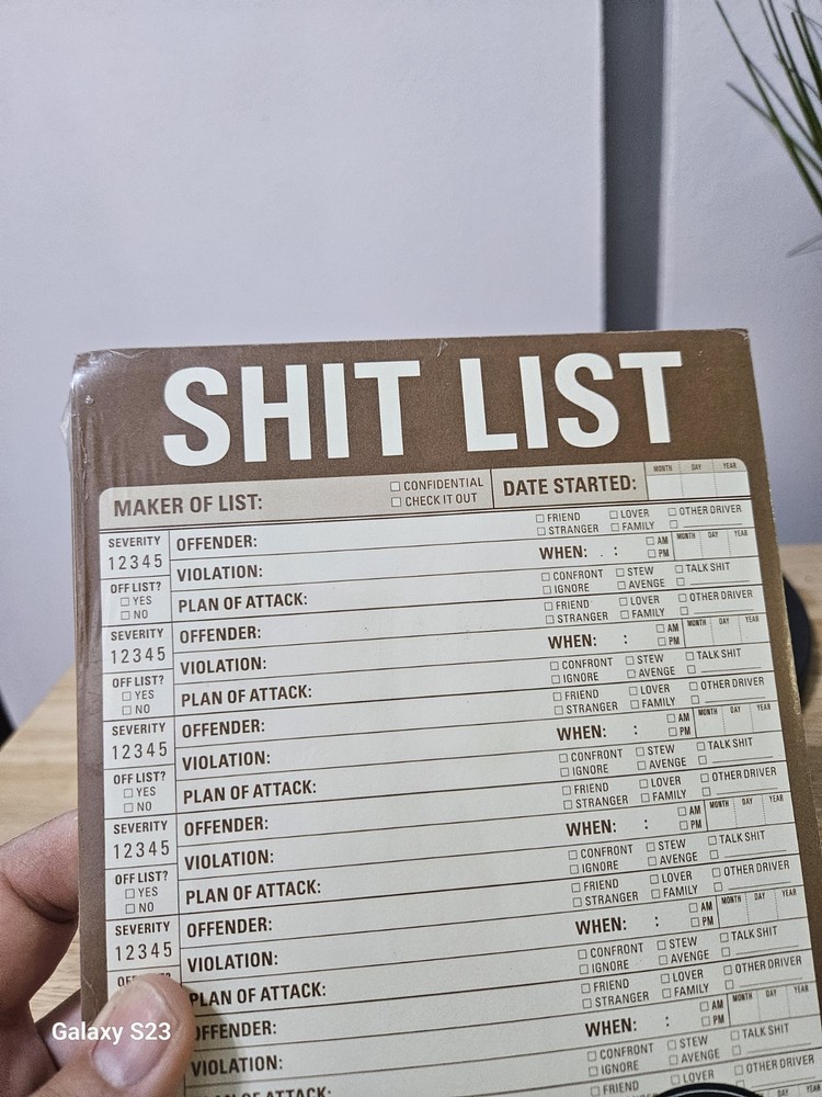 NEW KNOCK KNOCK CLASSIC PAD - SH** LIST