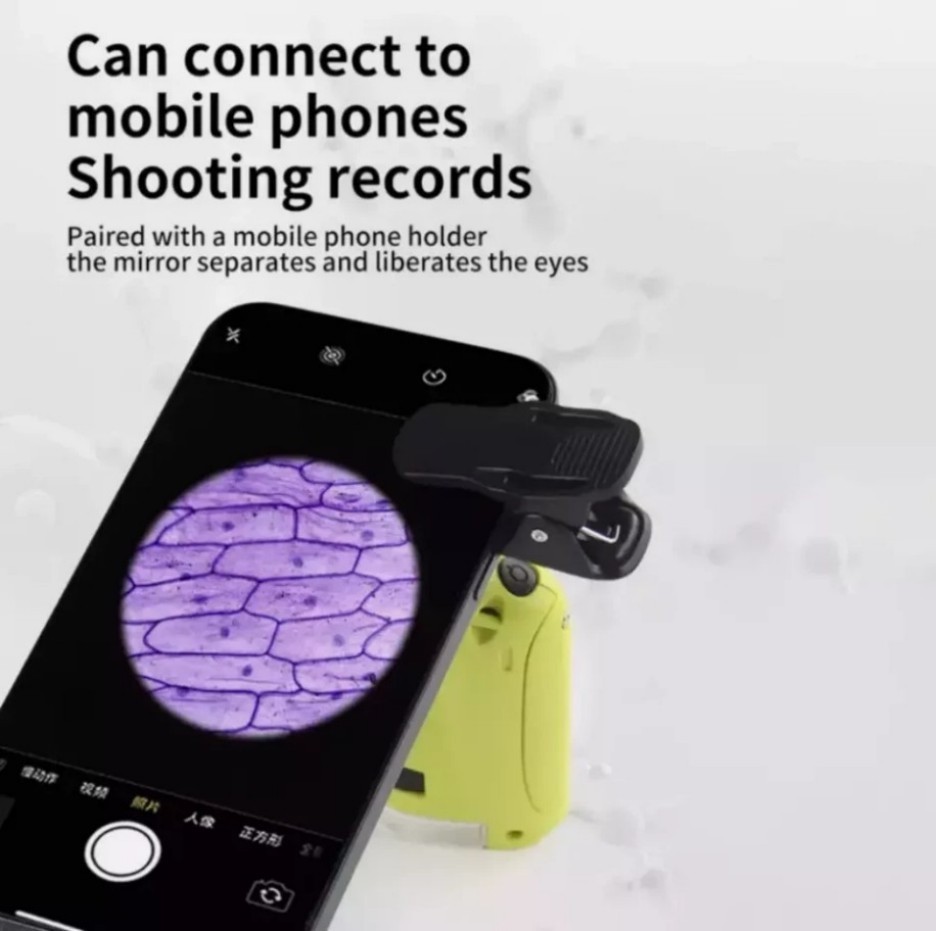 Mini Microscope for Kids gift Portable Microscope LED Lighting Small Handheld/-/