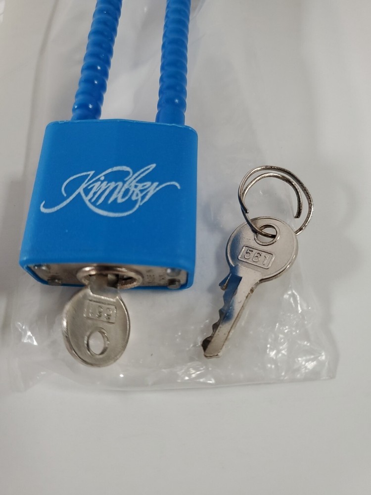 Kimber Blue Cable Gun Lock w/ 2 Keys