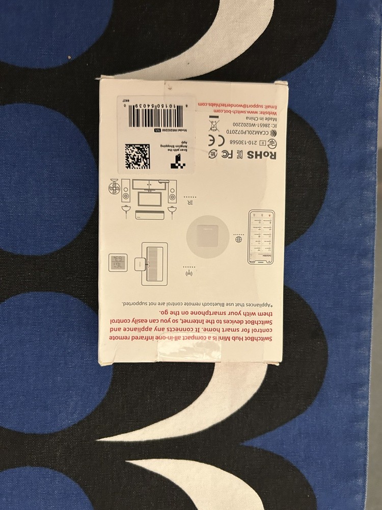 SwitchBot Hub Mini Smart Remote Home Control IR Blaster - Open Box