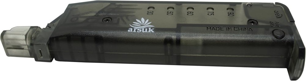 90-Round 6mm Airsoft Speed Loader - Compact Design with Universal Adapter