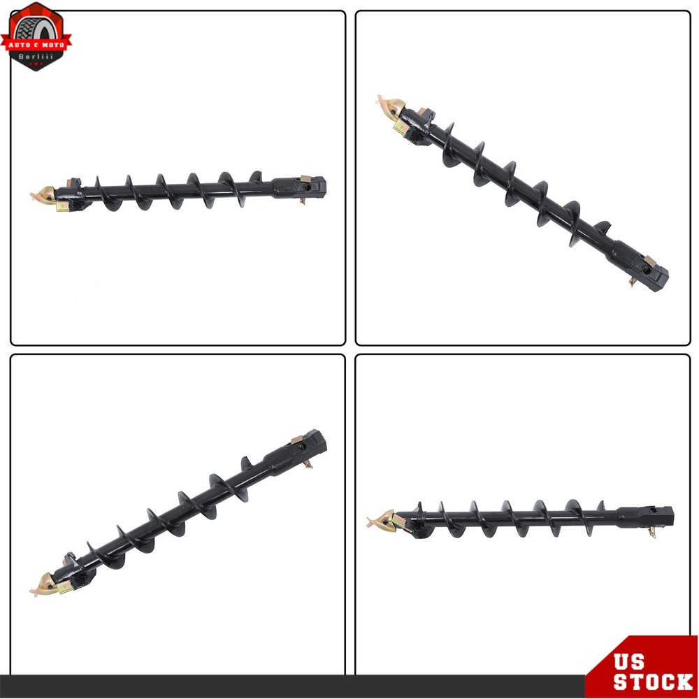 Hex Connect 6" x 48" Auger Bit for Post Hole Digger, 2"