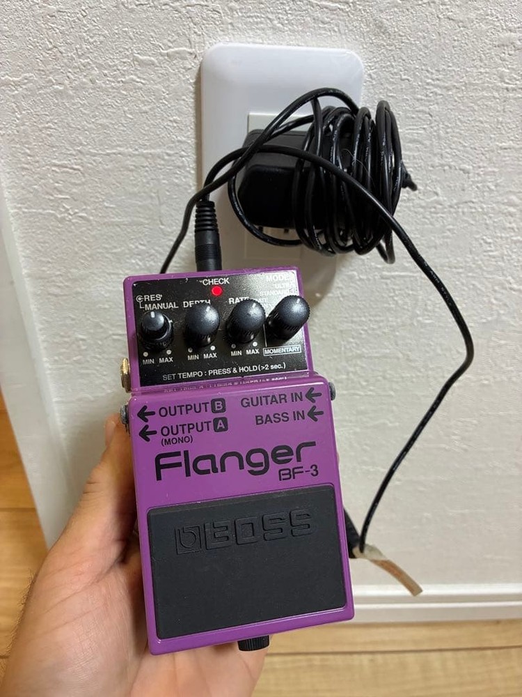 BOSS BF-2 Flanger Effect Pedal Vintage