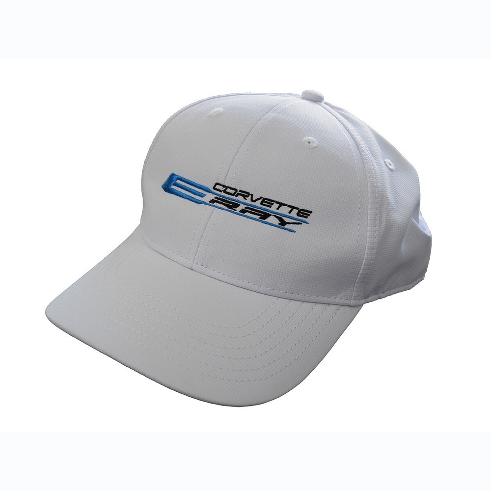 Chevrolet Corvette C8 E-Ray White Hat/Cap - Ships in a Box
