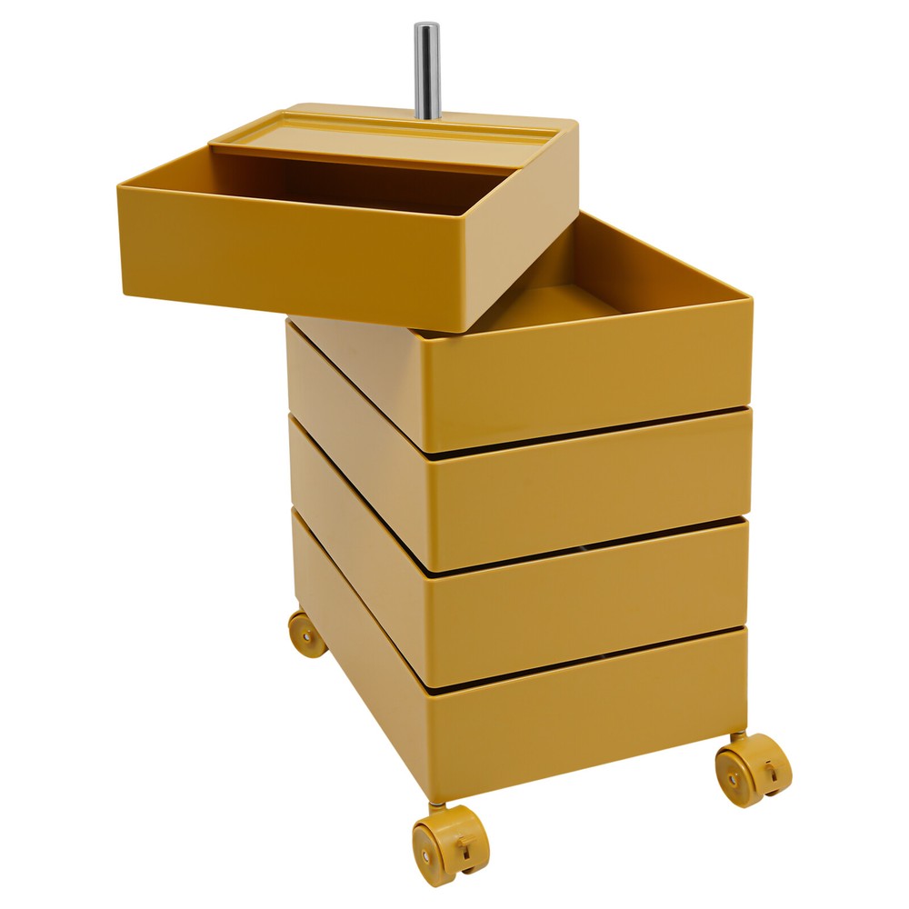 5 Drawers 360?? Movable Rotating Storage Side End Coffee Table Sofa Cabinet NEW