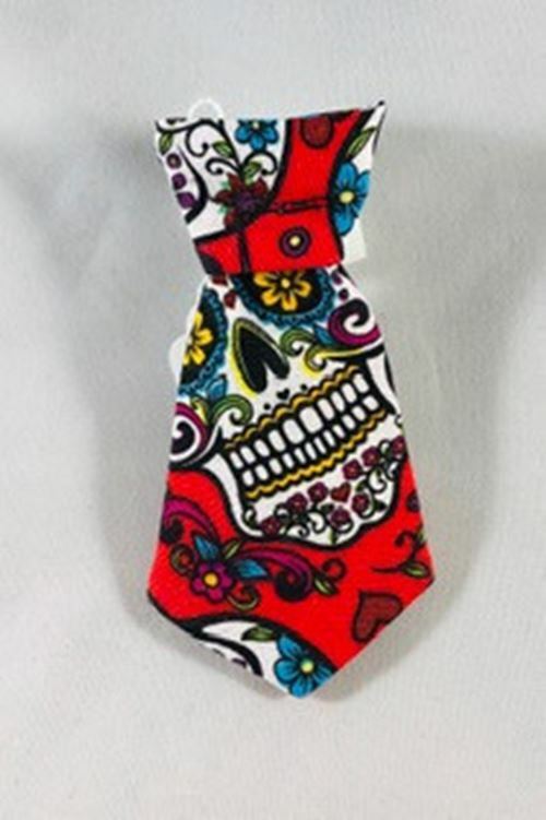 DOGGY Sugarskull Neck Tie