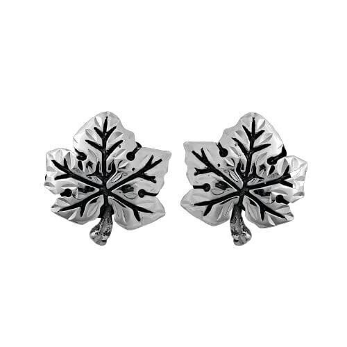 Maple Leaf Stud Earrings