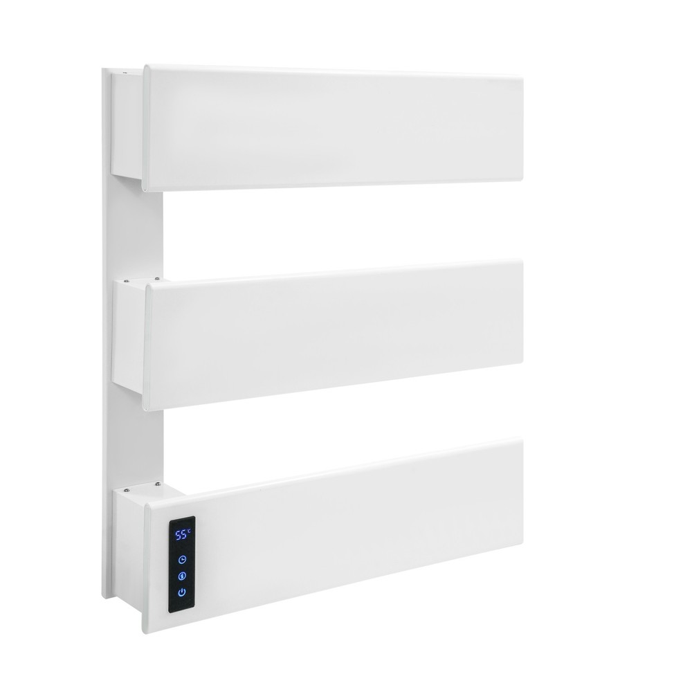 Electric Towel Rack, Wall-Mounted Heater with Timer & Temperature Control