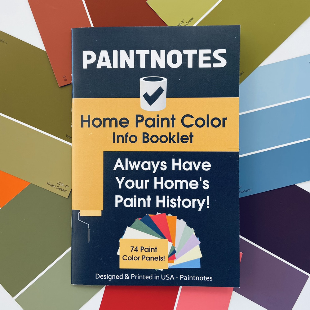Paint Color Tracker Organizer PaintNotes Home Paint Color Information