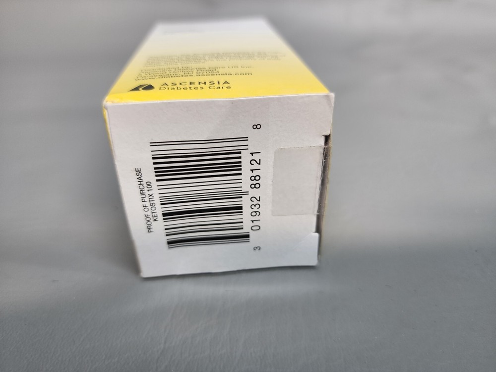 Bayer Ketostix 2881 Urinalysis Reagent Strips Fast & Convenient Testing 100 ct