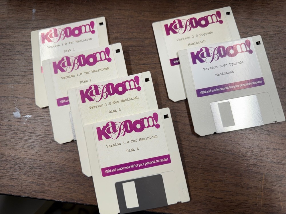 Vintage Macintosh software : KaBoom