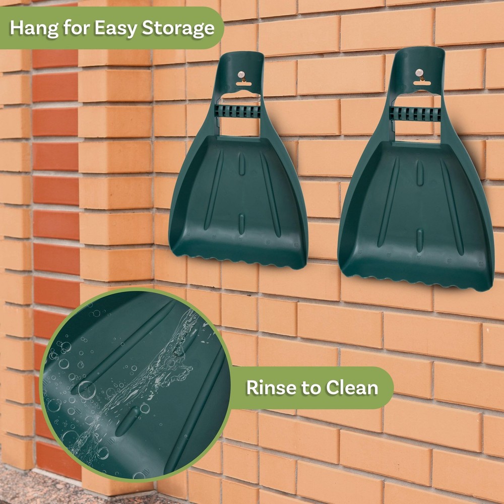 Leaf Scoops Hand Rakes - Lightweight, Durable Grabber Tool for Scooping Up