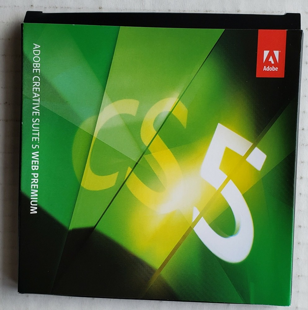 Adobe Creative Suite 5 Web Premium CS5 + CS4 + Photoshop 5.0 Preowned MacPro