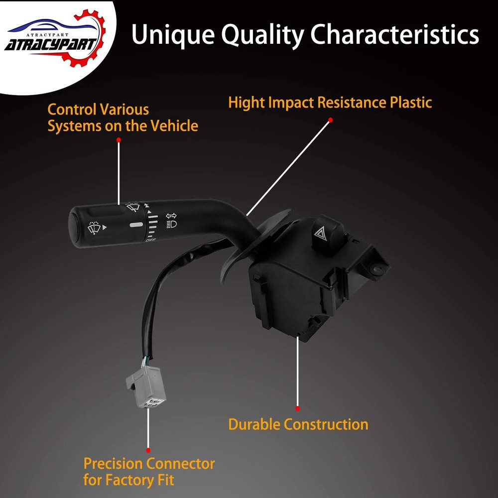 Turn Signal Wiper Dimmer Combination Multi-Function Switch | for 2005-2008 Ford