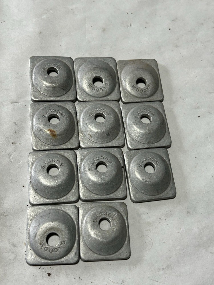 WOODY'S Studs Traction Round Aluminum Stud Assorted Backers Support BACKER ONLY