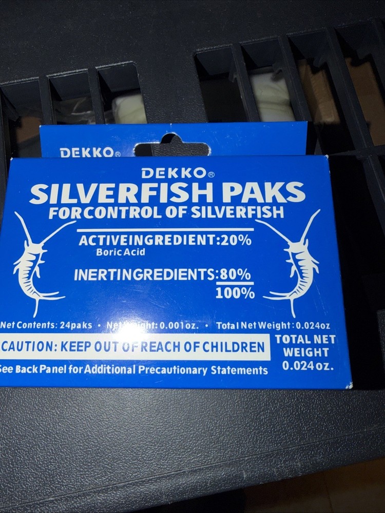 Dekko Silverfish Paks Control Deter Prevent Silverfish 24 Total Paks