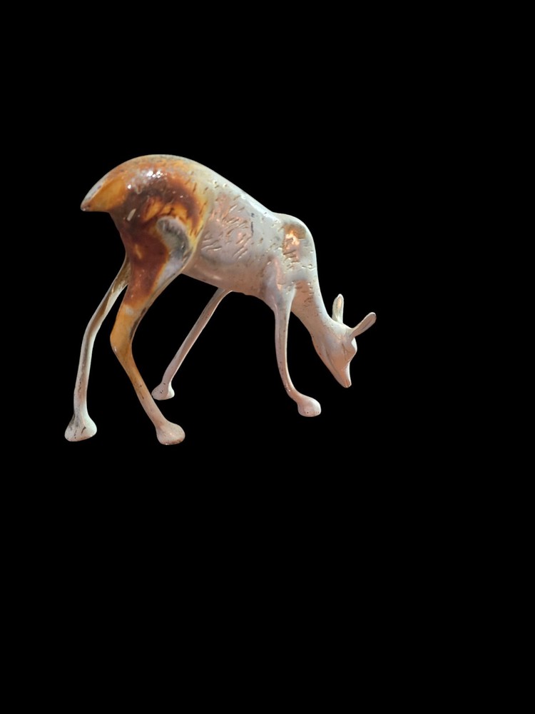 Rare Vintage Brass Deer