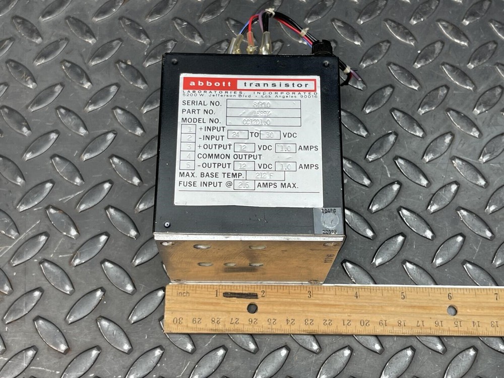 Abbott CC12D1.0 Transistor Output 12VDC 1A, Input 24 to 30 VDC