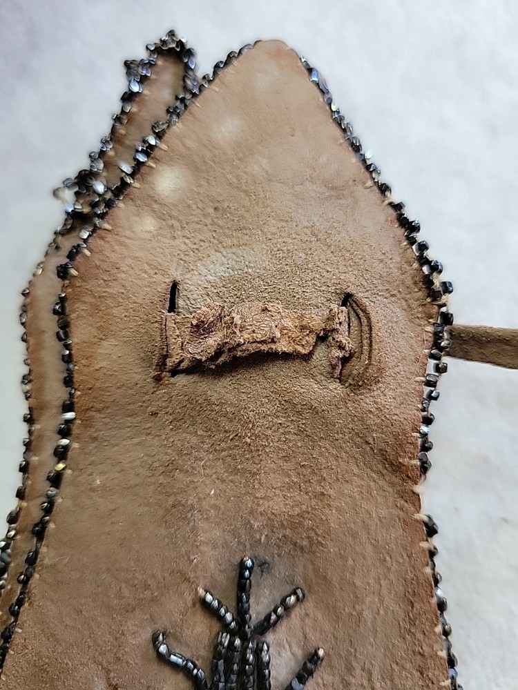 Chocolate Brown Suede Sequin Drawstring Bag/Purse