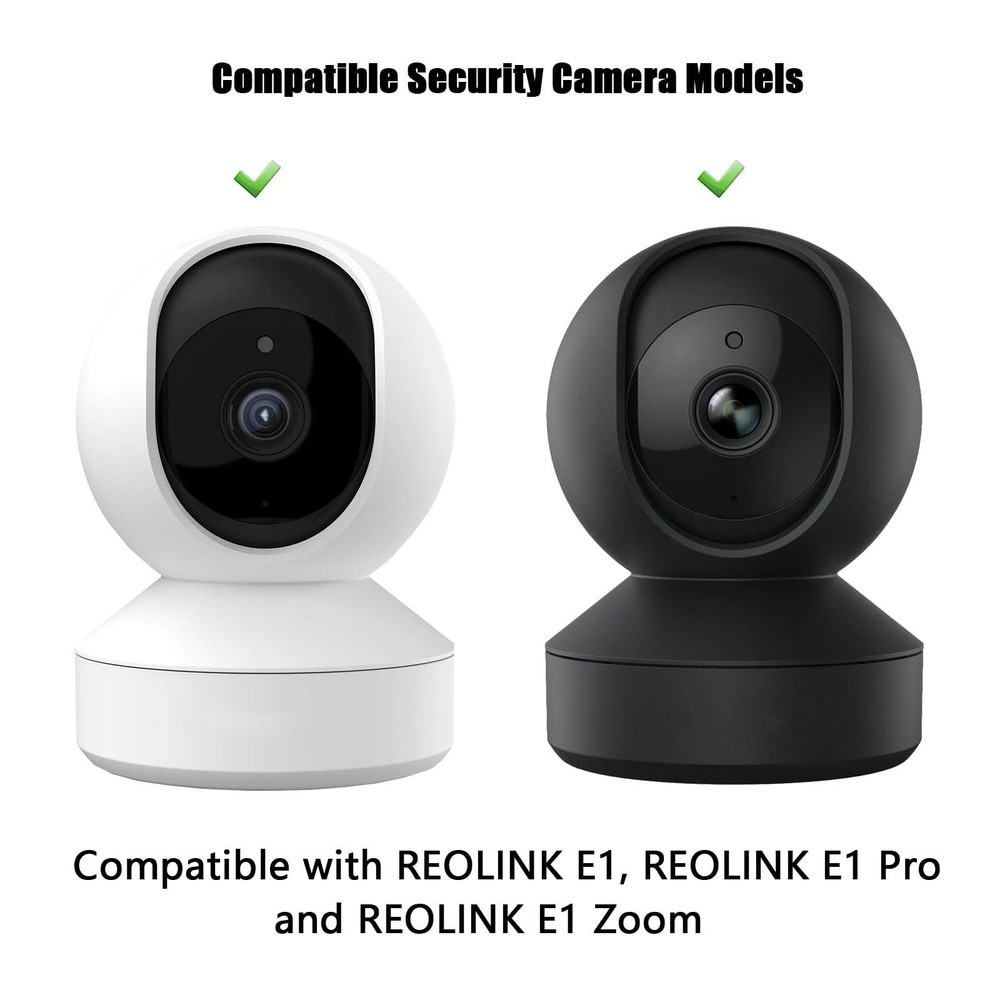 2 Pack Wall Mount Compatible with Reolink E1 Pro/ E1,180° Adjustable Camera Wall