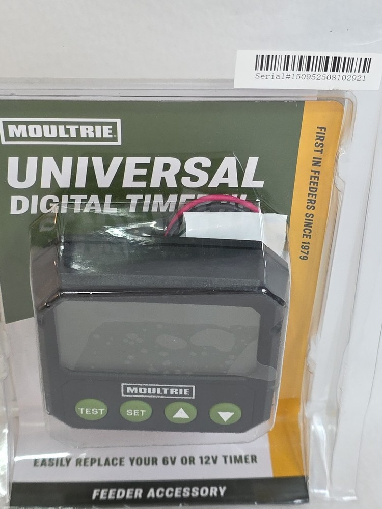 Moultrie Universal Digital Timer III Programmable Feeder Timer Black (MFA-15095)