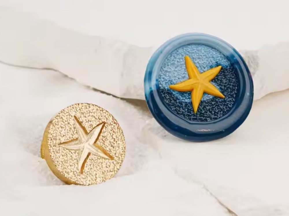 Starfish Wax Seal Stamp Head