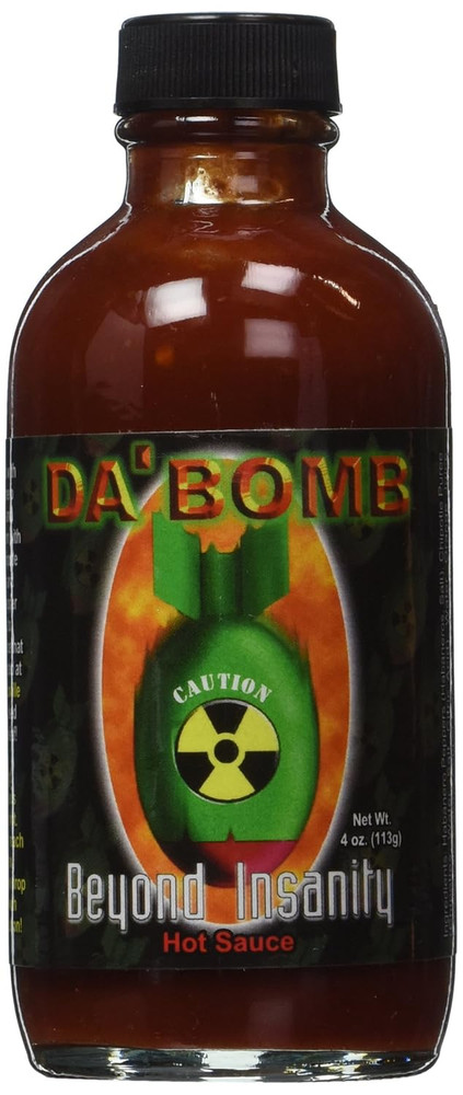Bottle Da Bomb beyond Insanity Hot Sauce, Bottle