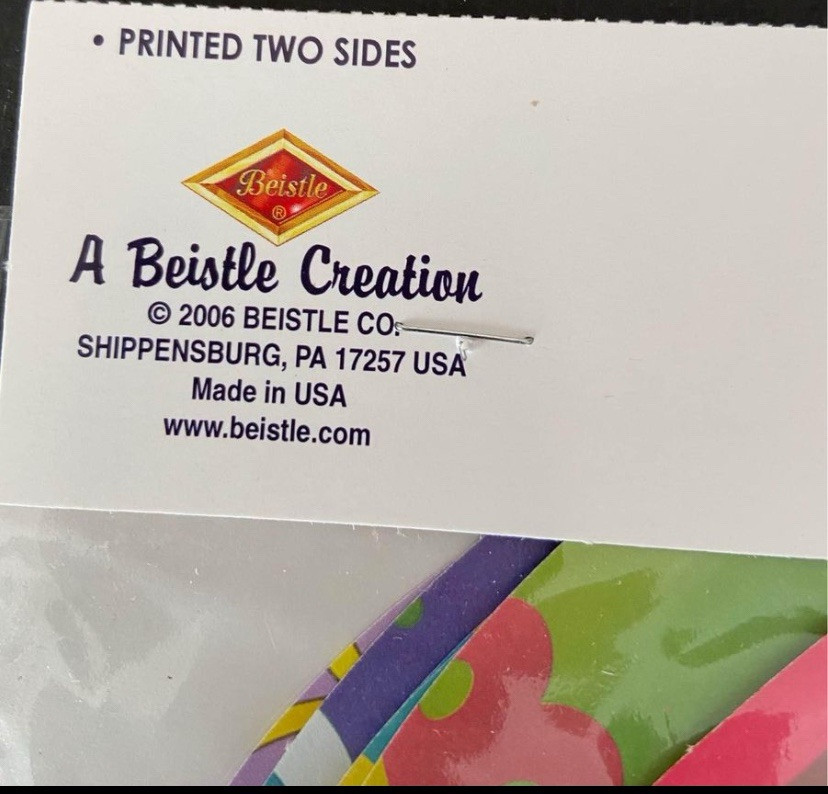 Beistle Colorful Easter Egg Cutouts (10/pkg) - Decoration for Easter