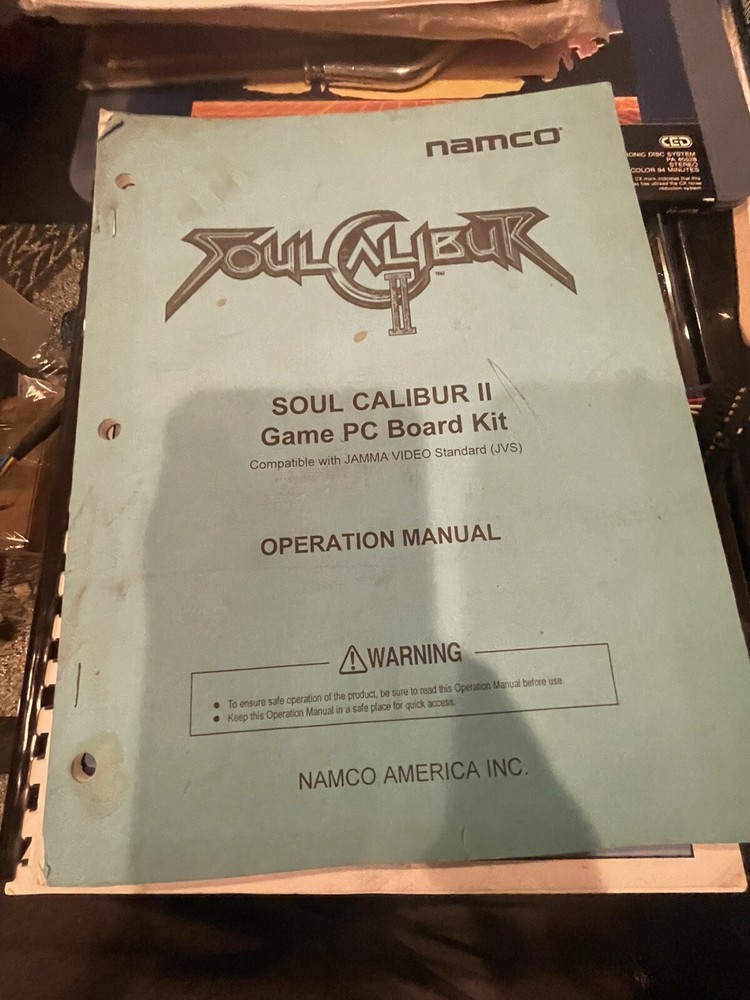 Soul Calibur Game Manual Original Complete