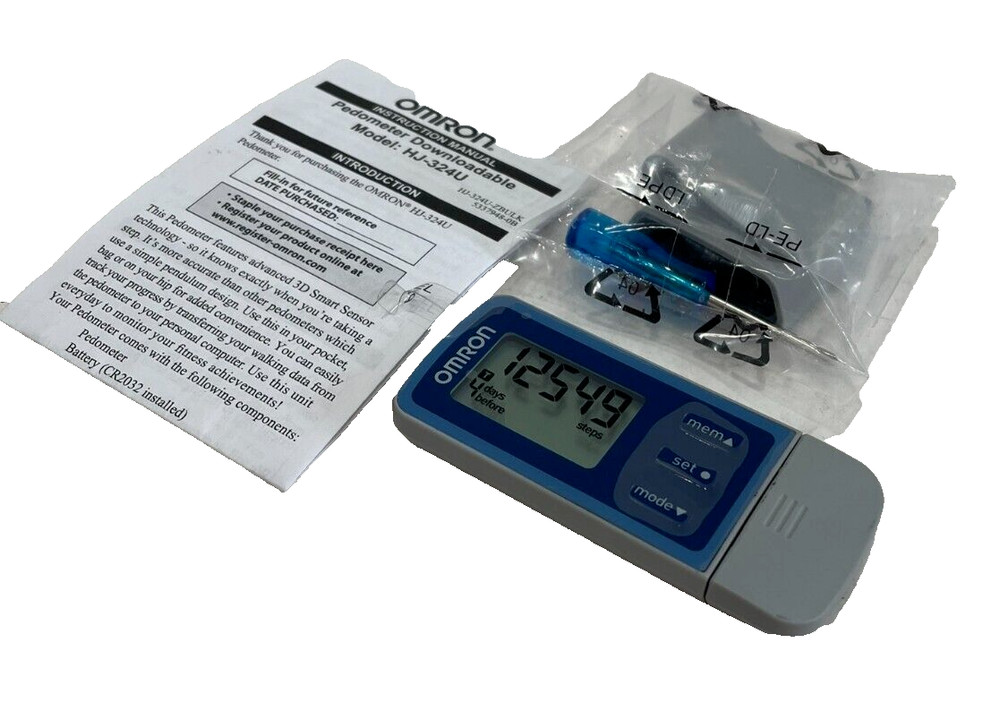 NEW OMRON HJ-324U PEDOMETER HJ324U