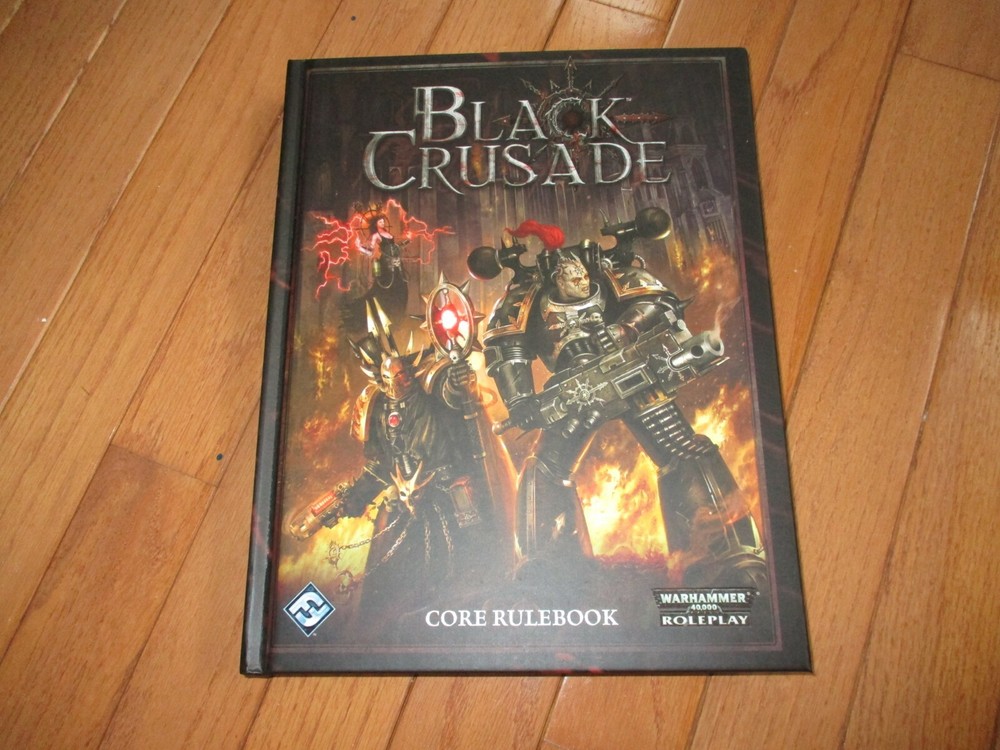 Warhammer 40K RPG Black Crusade Core Rulebook HC NM