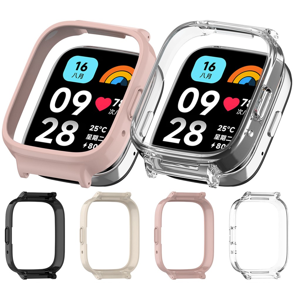 Half-wrapped Smart Watch Protective Bumper Replacement PC Case for Redmi Watch3