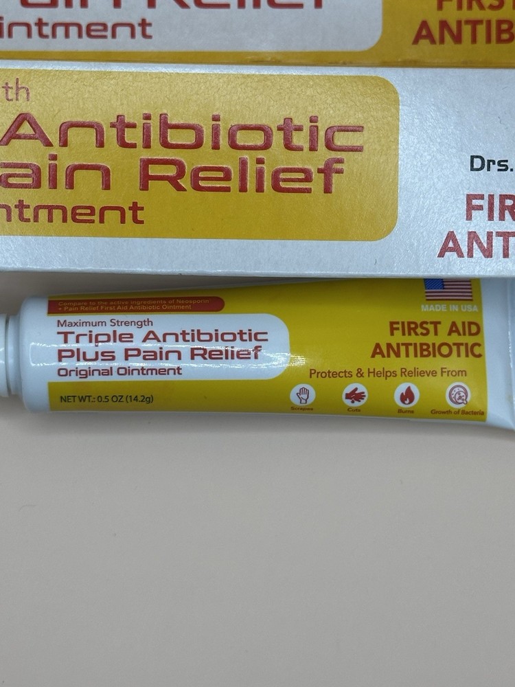 Maximum Strength Triple Antibiotic Plus Pain Relief Original Ointment