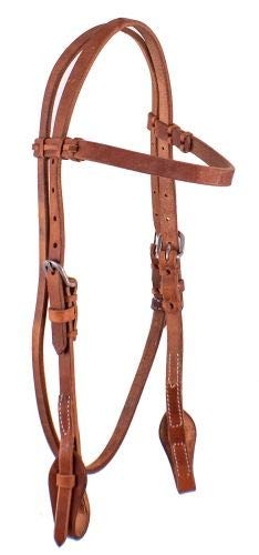 Showman Browband Harness Leather Headstall