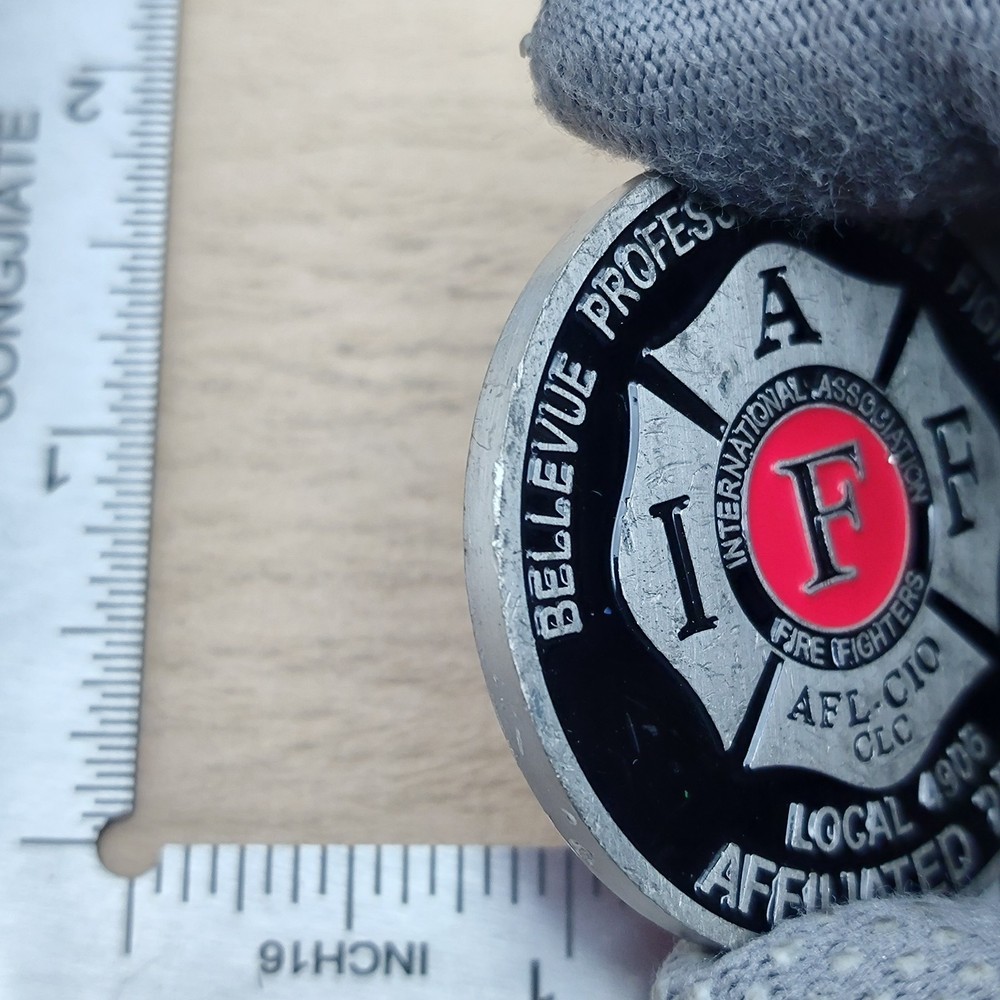 Bellevue Professional Fire Fighters Affiliated 2012 Challenge Coin