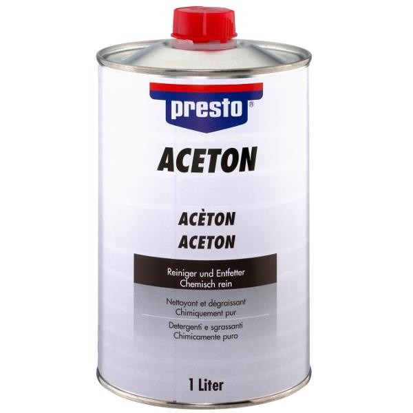 Presto Acetone 1000ml. Cleaner