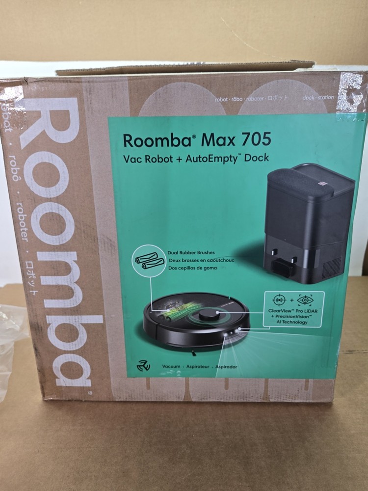 iRobot - Roomba Max 705 Vacuum + AutoEmpty Dock - Pre-Owned