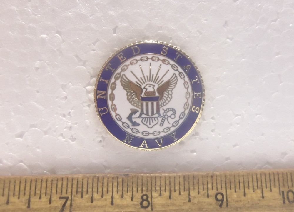 Large United States Navy Logo Pin